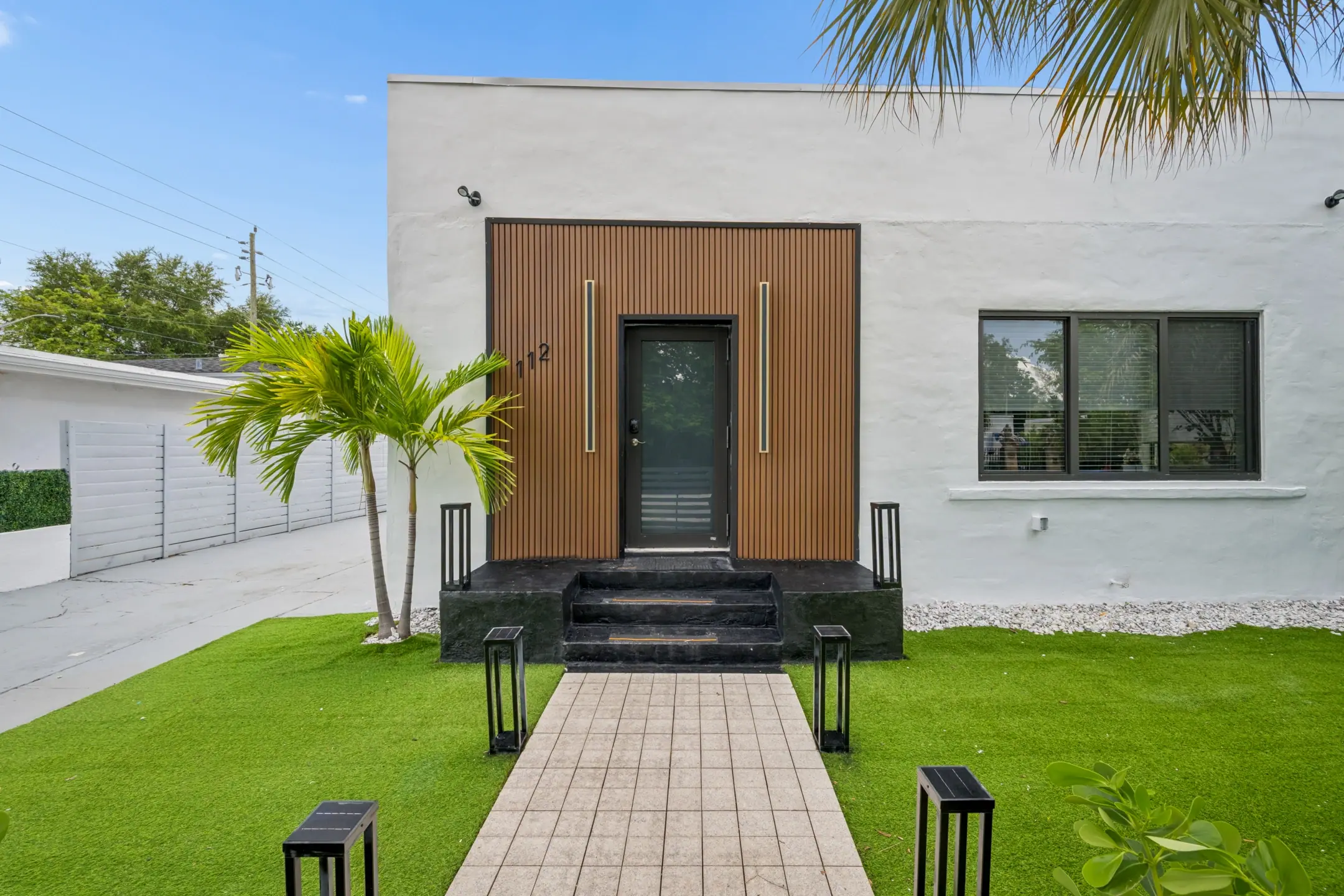 Exterior of the Design District Residence