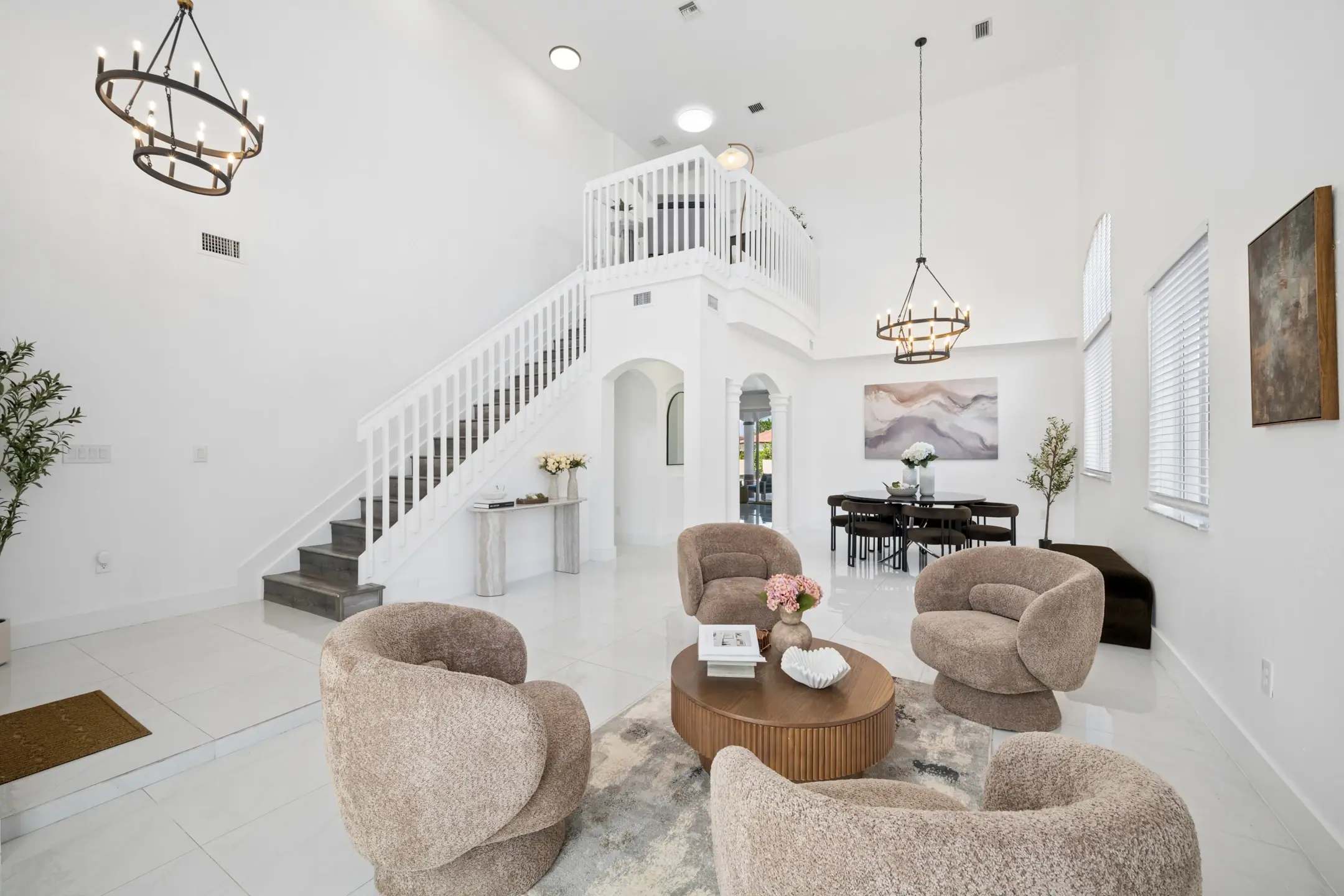 Living room at the Hammocks Residence