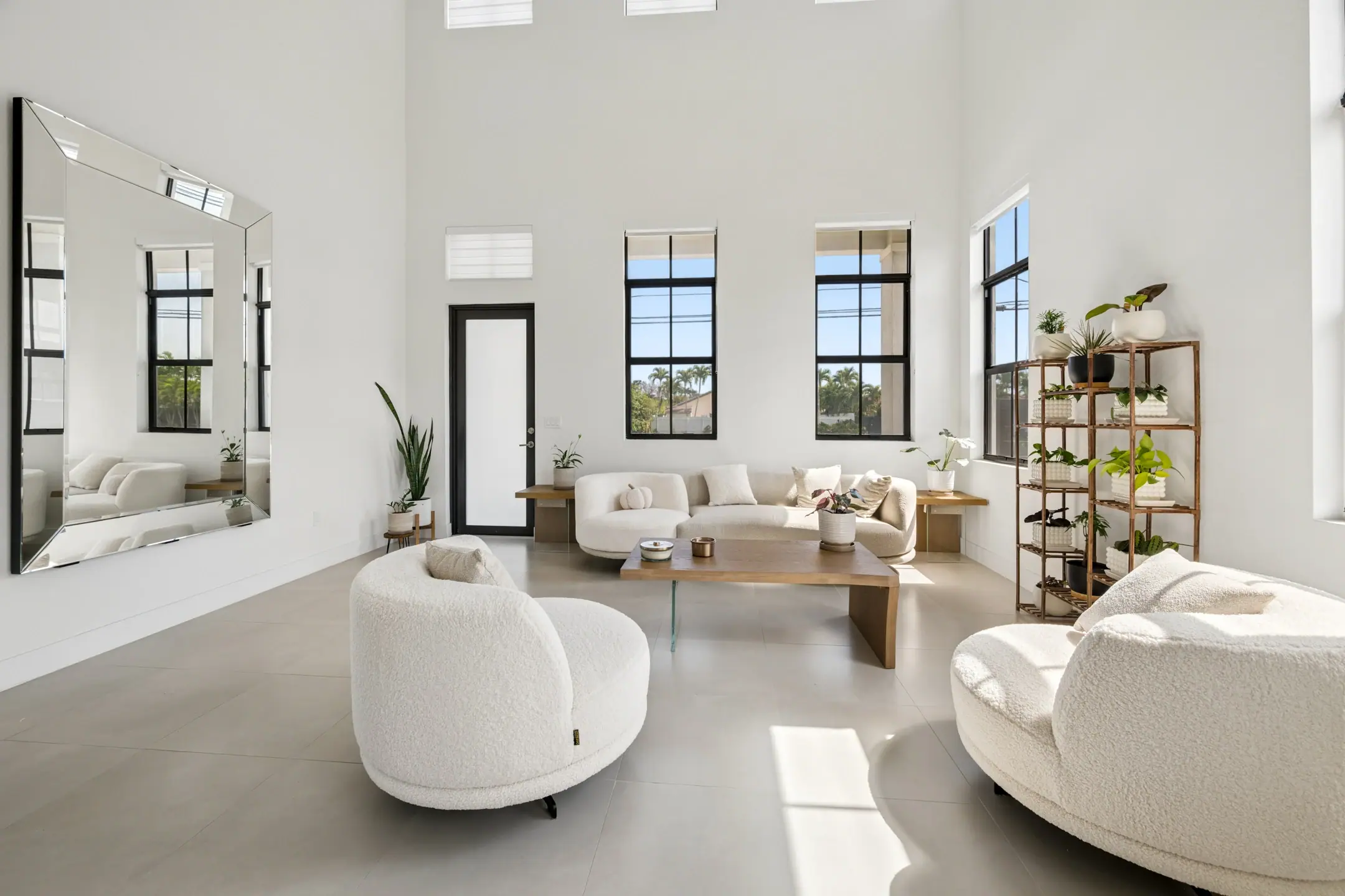 Living room at the Kendall Courtyard Home