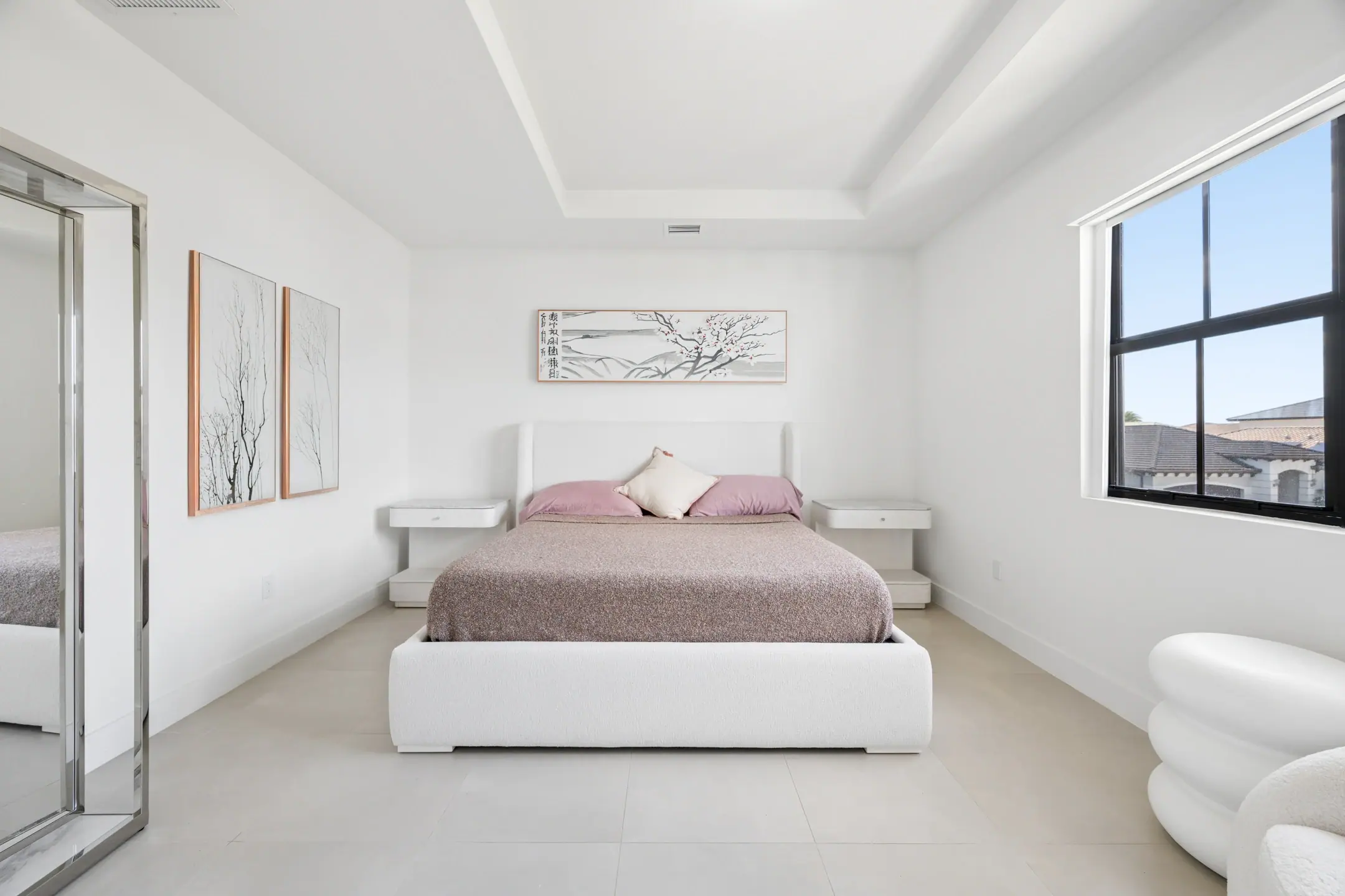 Bedroom at the Kendall Courtyard Home
