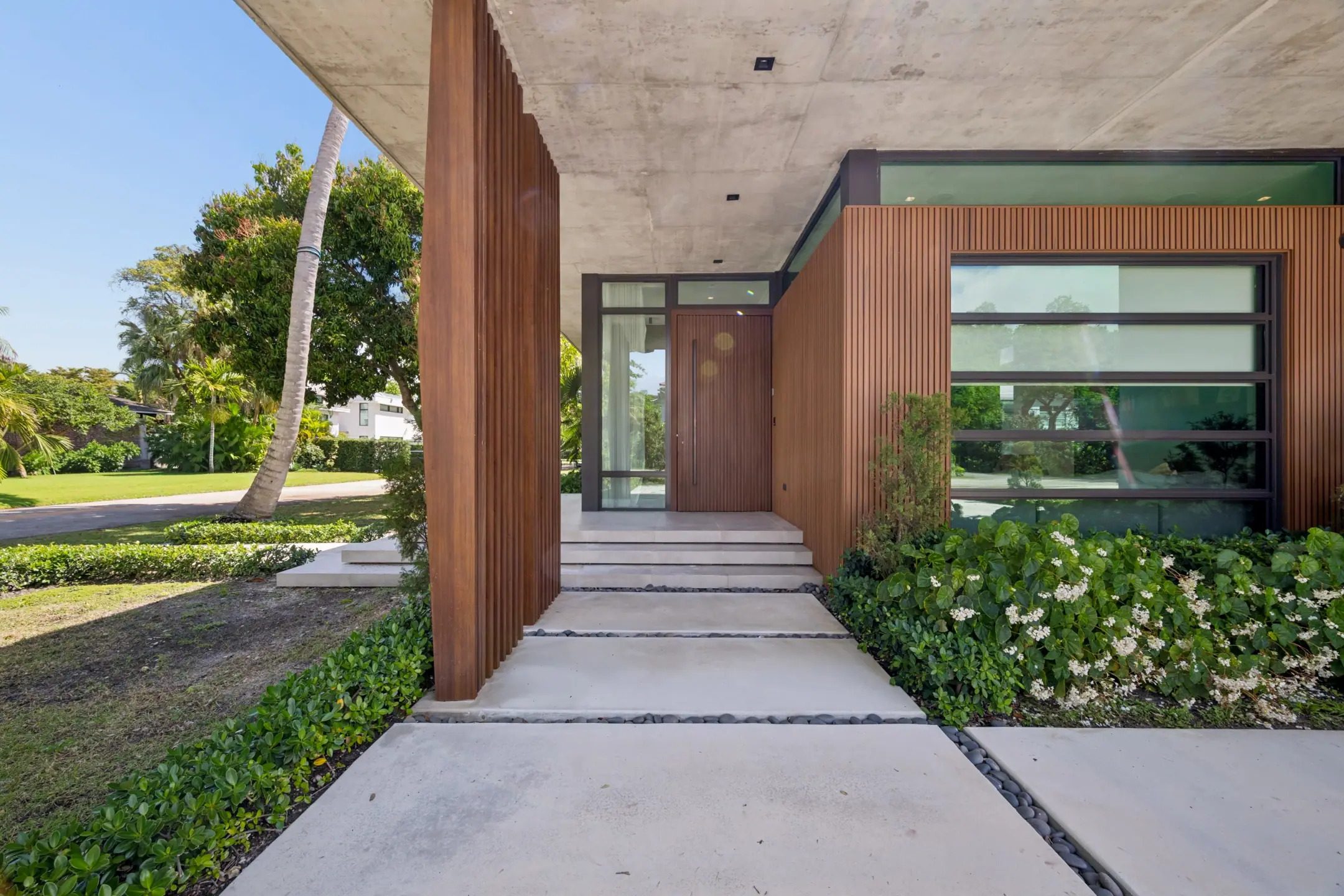 Entryway at the Miami Shores Estate