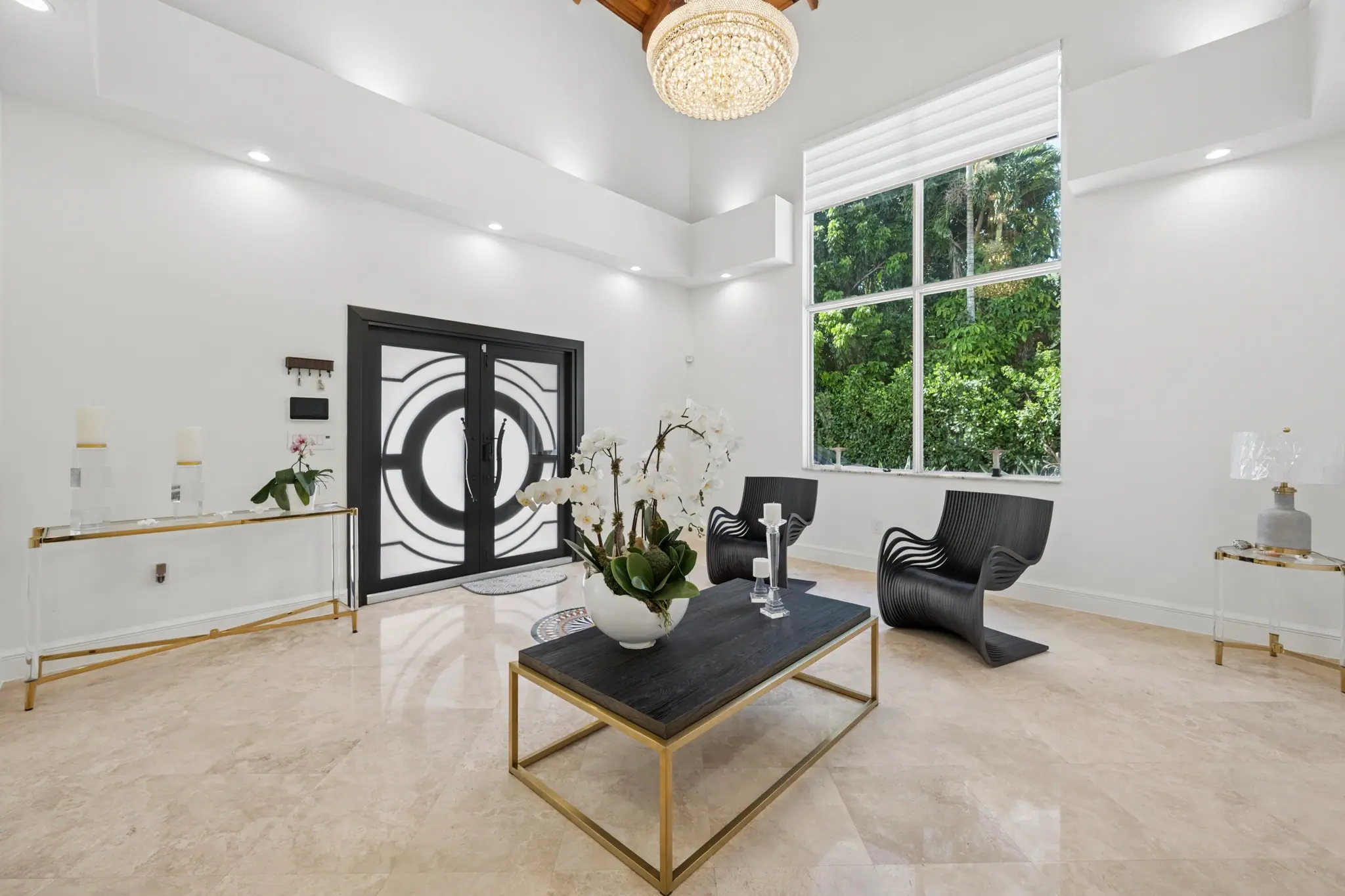 Entryway at the Private Acre Estate