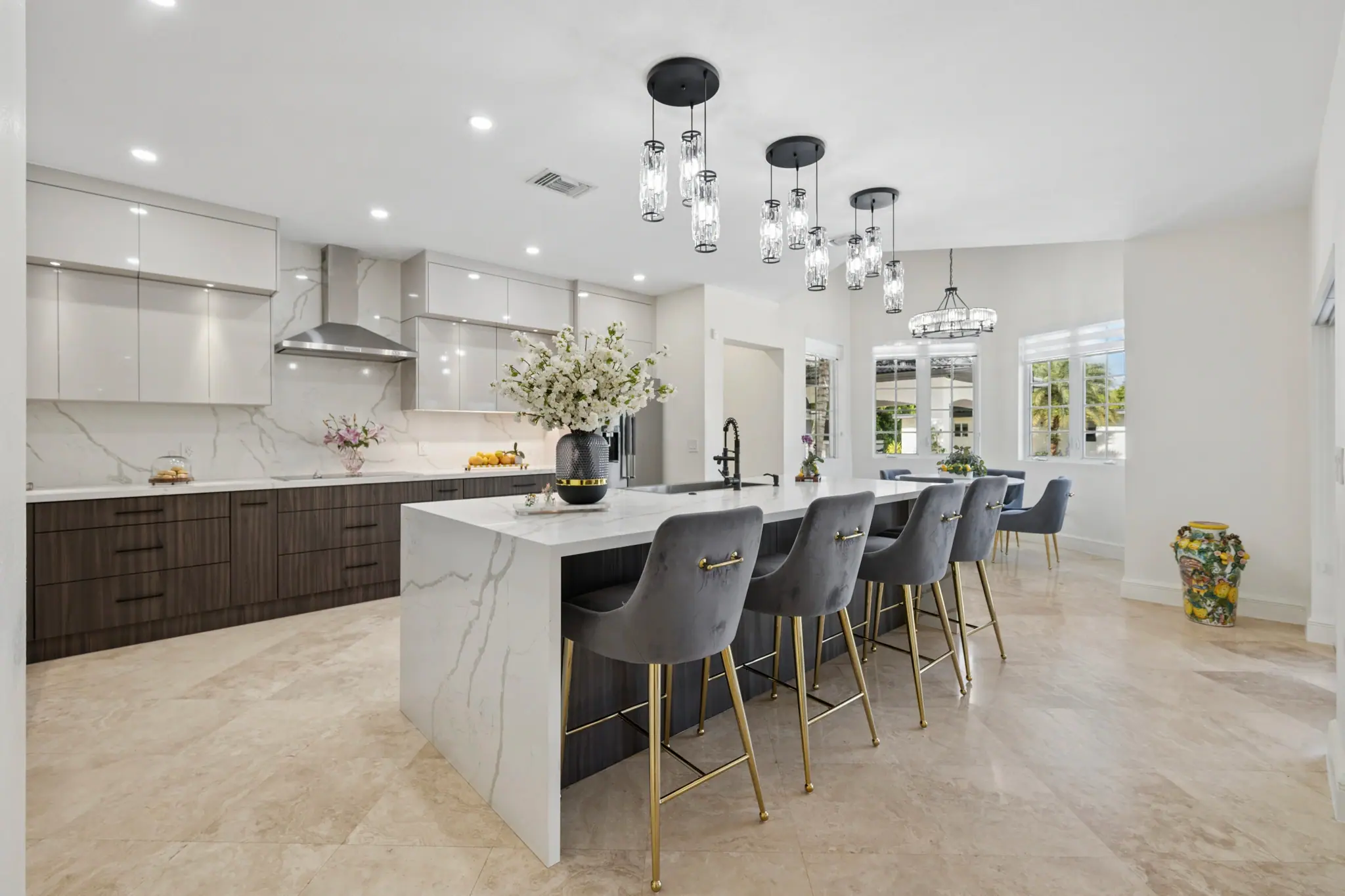 Kitchen at the Private Acre Estate