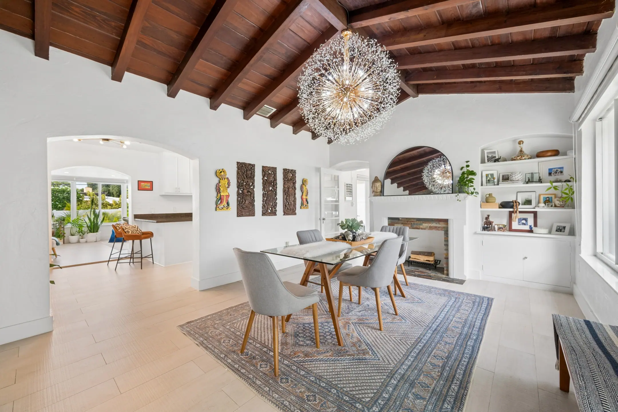 Dining area at the Shores Garden Bungalow
